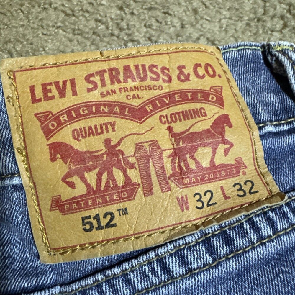 Levi’s 512 Jeans Mens 32x32 Authentic Original Fit